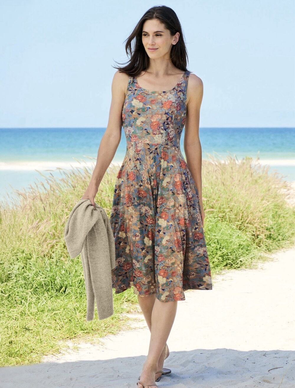 Peruvian Connection Passerine Dress Women’s Sandalwood Size Small